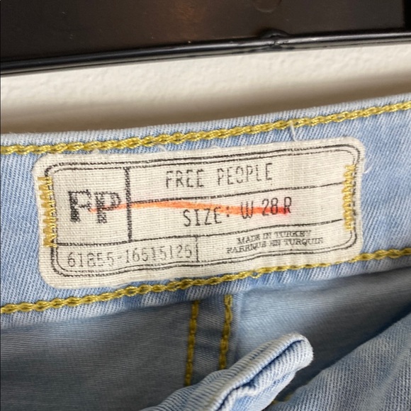 Free People Just Float On Flare Bellbottom Jeans Light Wash Size 28 - Picture 7 of 12